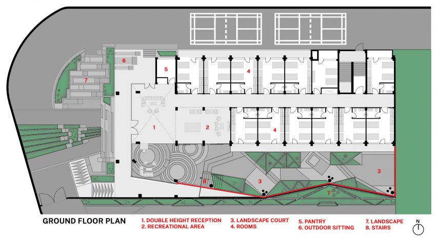 Girls Hostel Block by Zero Energy Design Lab