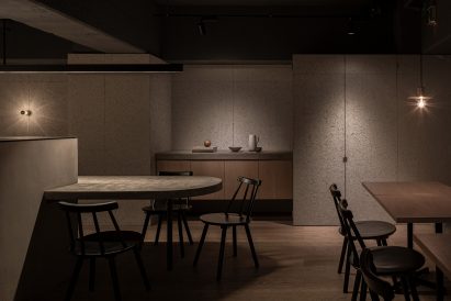 Seating area in Grillno restaurant interior