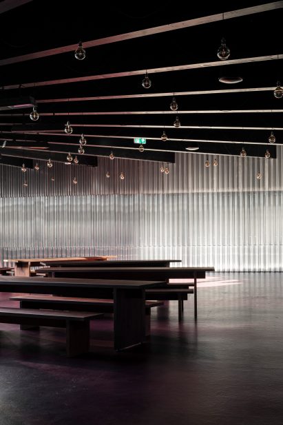Main hospitality space at Mehr! Theater