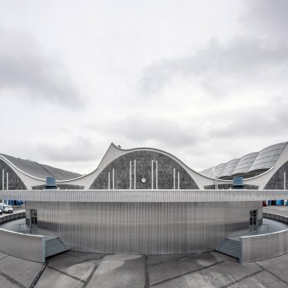 Grossmarkt ticket pavilion by Carmody Groarke