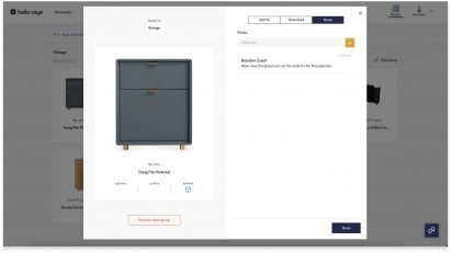 Furniture on Hello Raye