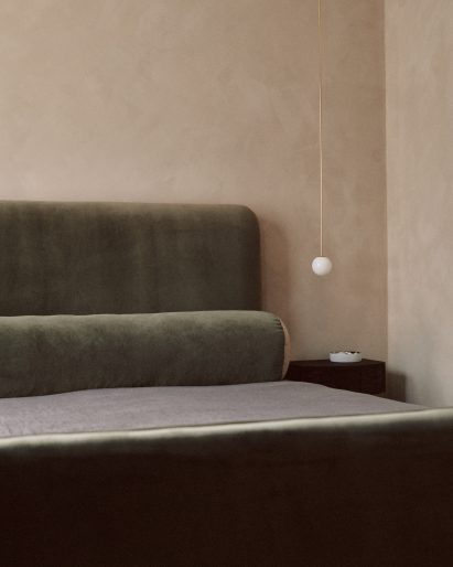 Master bed in House of Grey's Highgate House interior
