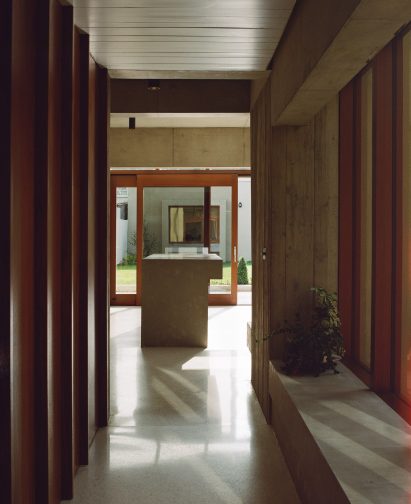 The corridor in the Hollybrook Road extension by TOB Architect