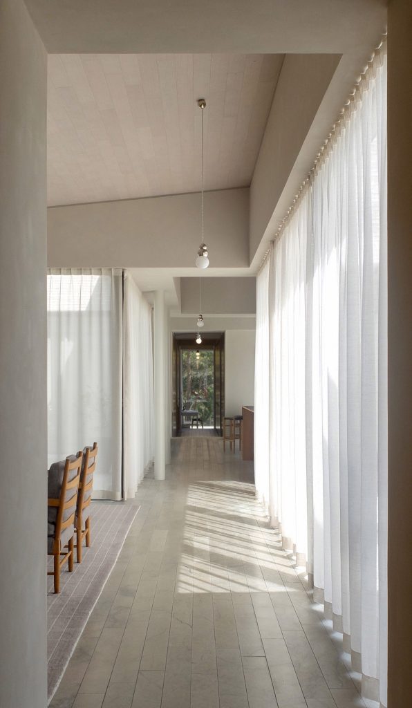 A living area inside the House of Many Courtyards by Claesson Koivisto Rune