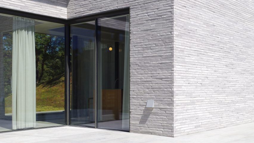 The brick exterior of the House of Many Courtyards by Claesson Koivisto Rune