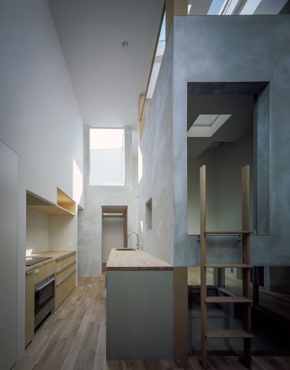 House with Light Void by FujiwaraMuro Architects