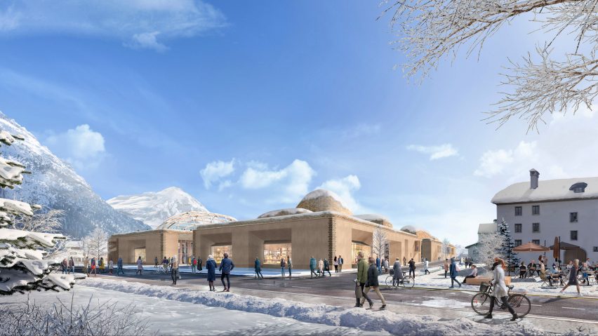 An innovation hub in the Swiss Alps, designed by Foster + Partners