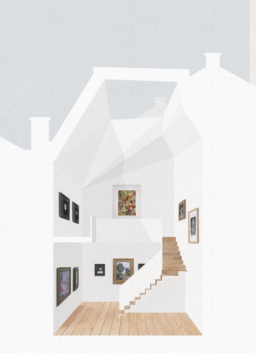 Paddington Pantheon art gallery in a London mews by Jonathan Tuckey Design
