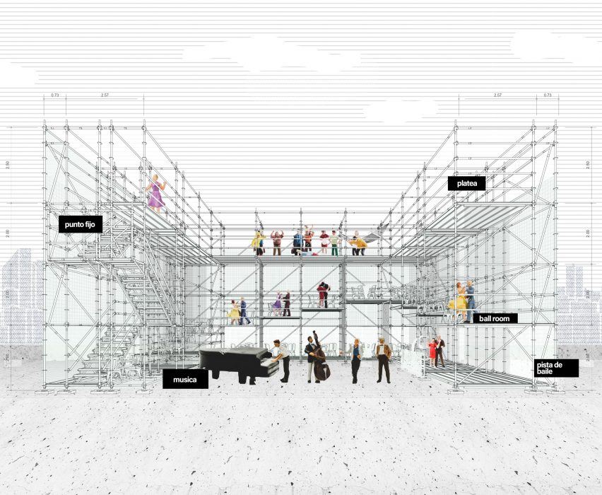 Plan for La Concordia: Amphitheatre