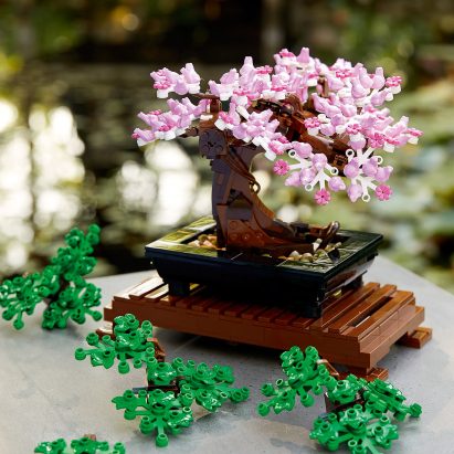 Lego bonsai tree model building kit