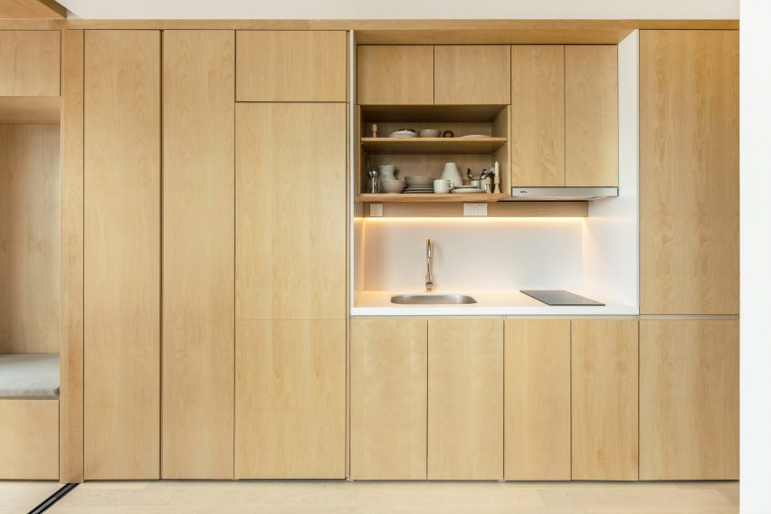Small wooden kitchen