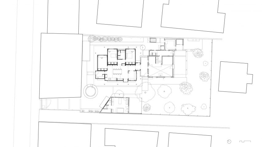Ground floor plan of design by Aixopluc