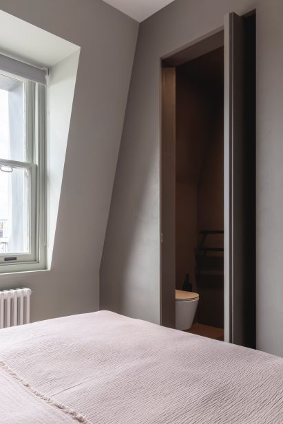 Bedroom of London apartment