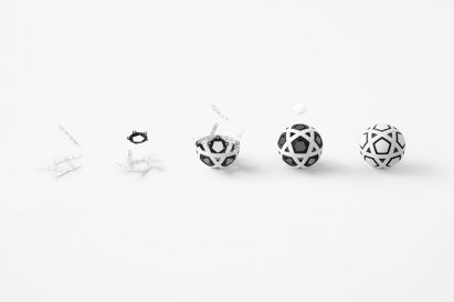 DIY soccer kit by Nendo for Molten
