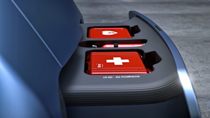 First aid kit of New Car for London by PriestmanGoode