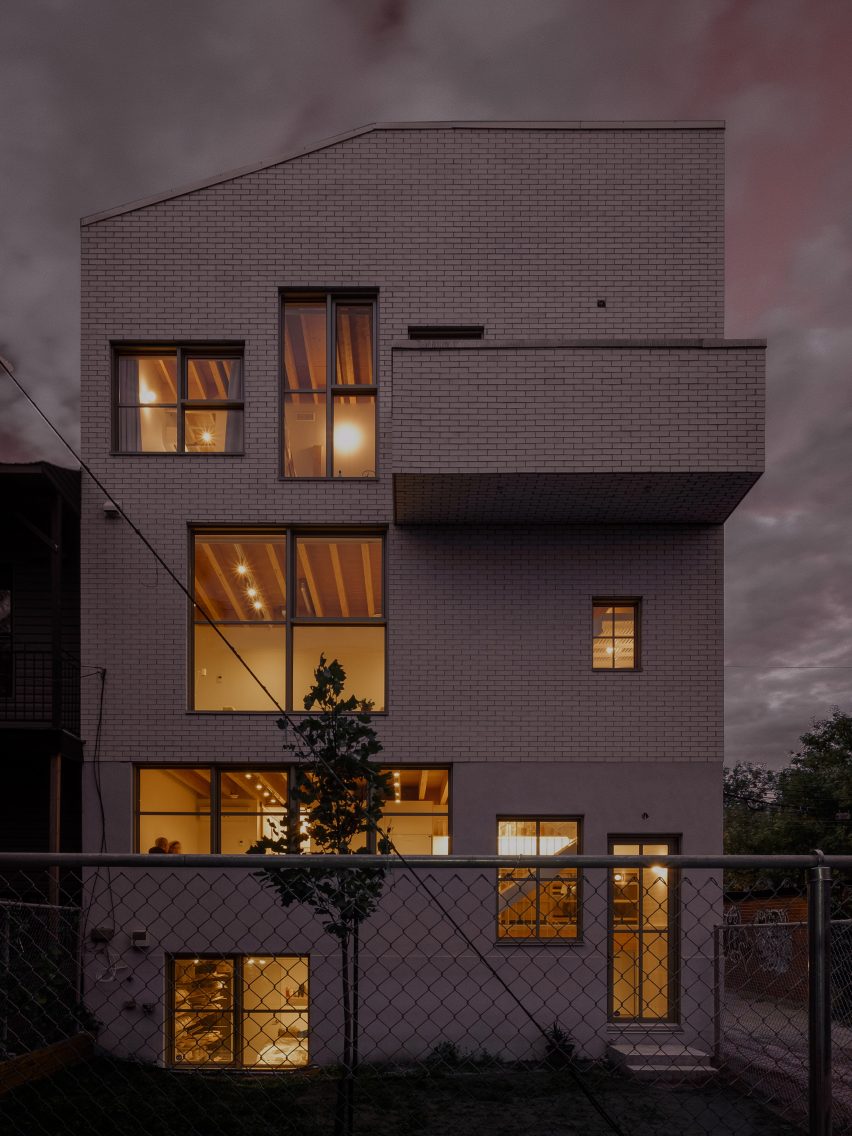 NMBDH by Jean Verville in Montreal at night