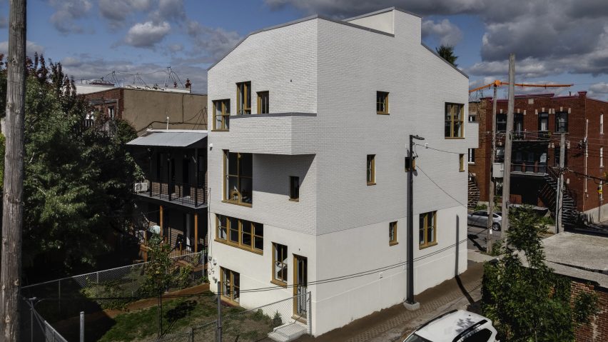 Exterior of NMBDH by Jean Verville in Montreal