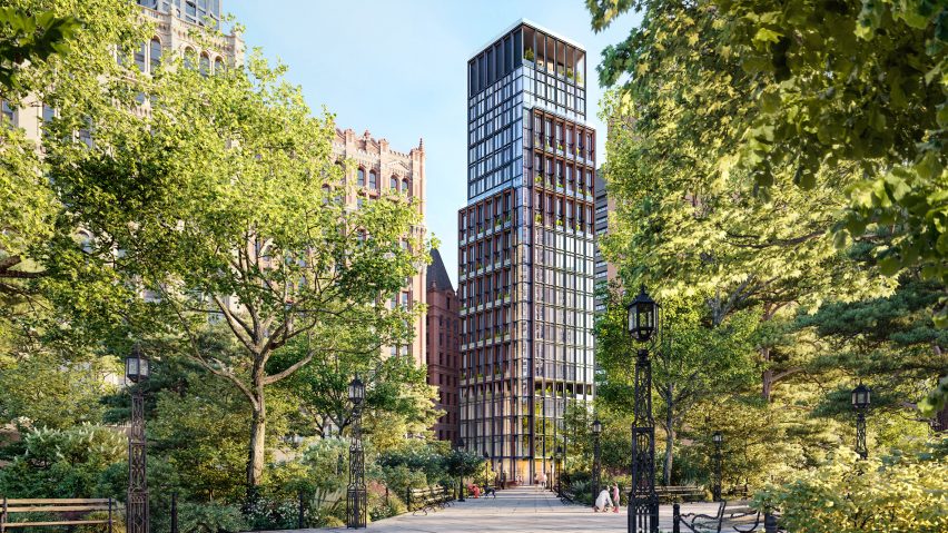 No 33 Park Row by Rogers Stirk Harbour + Partners in New York
