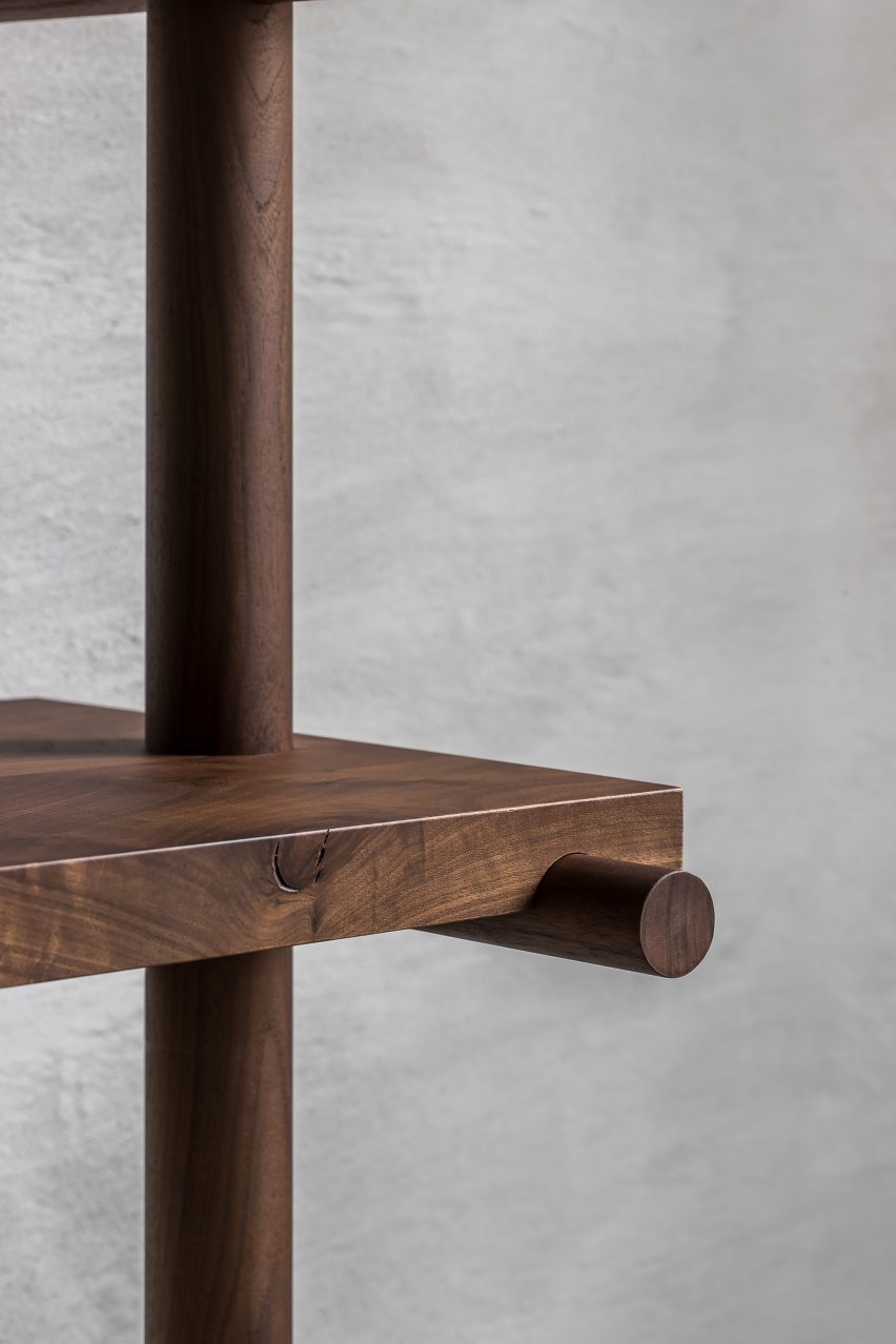 Joints in Nomad furniture by Nathalie Deboel