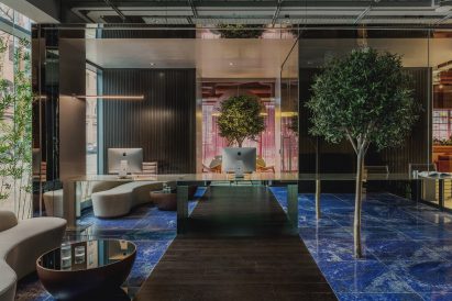 Reception desk from Urban HQ office interior