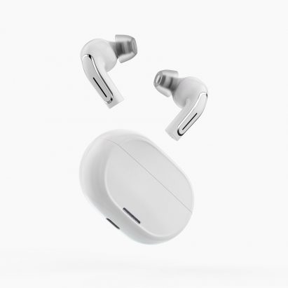 The Olive Pro earbuds and charging case by Olive Union