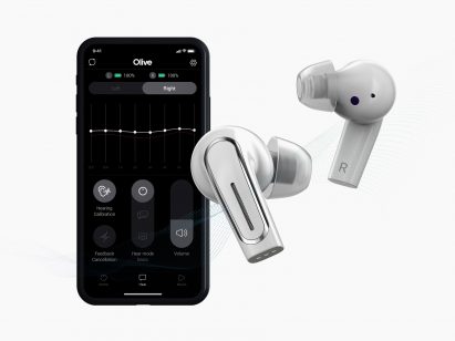 The Olive Pro earbuds and app by Olive Union