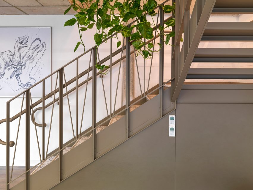 Steel details in Paddington Works by Threefold Architects