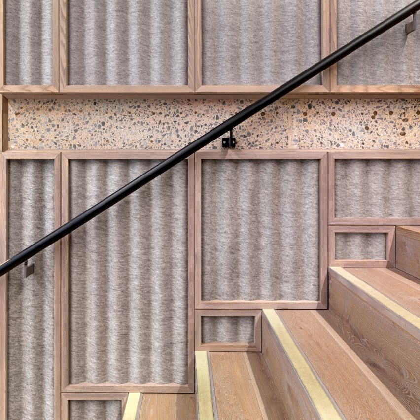 Materials in Paddington Works by Threefold Architects