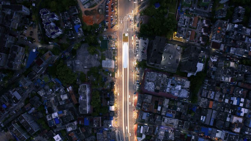 Haikou Wenming East Road Tunnel in Haikou City