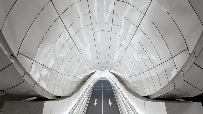 Haikou Wenming East Road Tunnel in Haikou City
