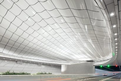  Haikou Wenming East Road Tunnel was informed by seashells