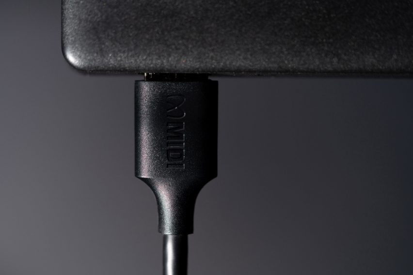 MIDI logo on music equipment