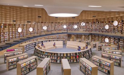 Library reading room