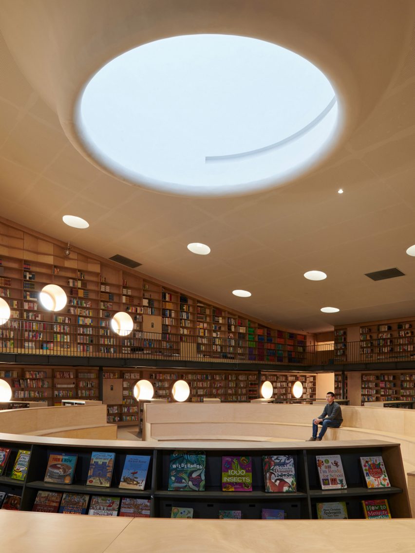 Pinghe Bibliotheater at the Shanghai Qingpu Pinghe International School China