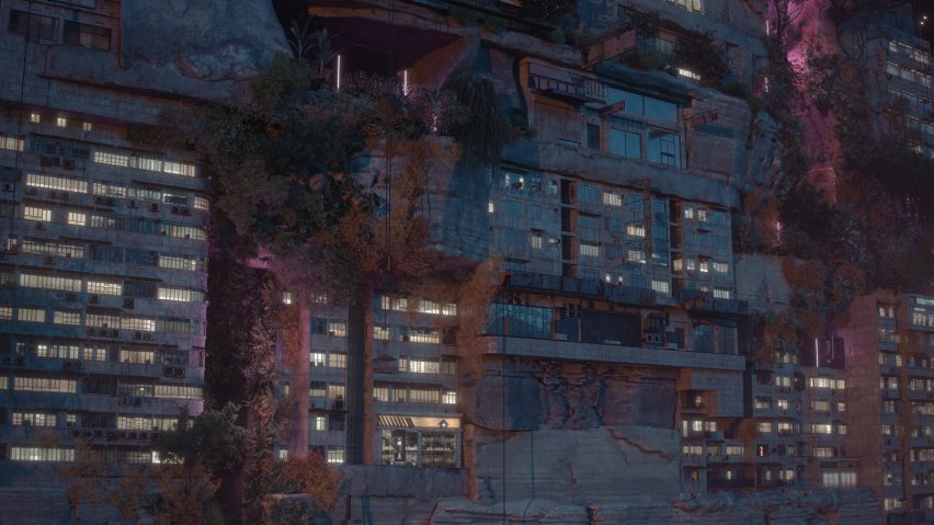 Scene from Planet City by Liam Young