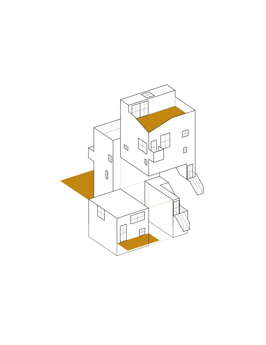Plan of NMBDH by Jean Verville in Montreal