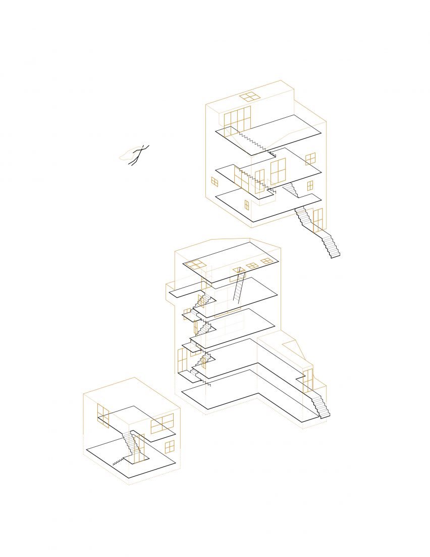 Plan of NMBDH by Jean Verville in Montreal