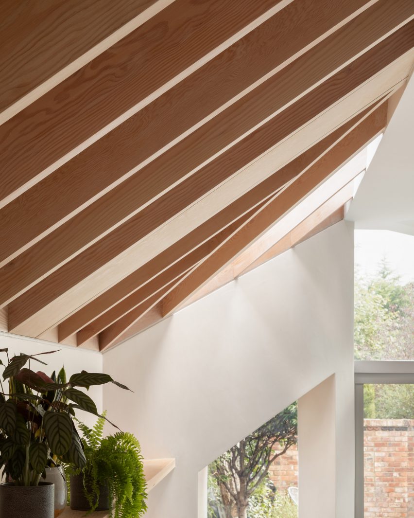 An exposed timber roof by Proctor & Shaw