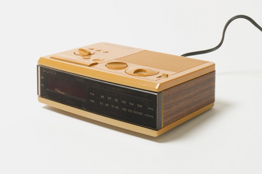 Clock radio at R for Repair exhibition in Singapore