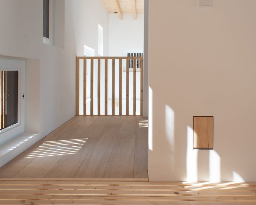 Windows inside Rhythm House by Julius Taminiau Architects