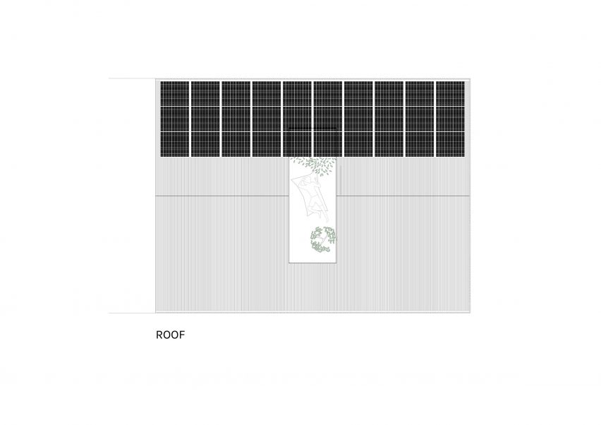 roof plan by Julius Taminiau Architects