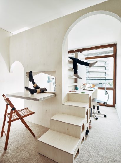Plywood bunkbed