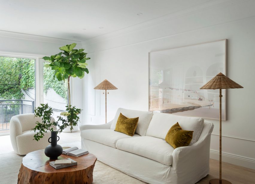The Brooklyn Home Company Sackett Street Passivhaus townhouse living room leading to back garden