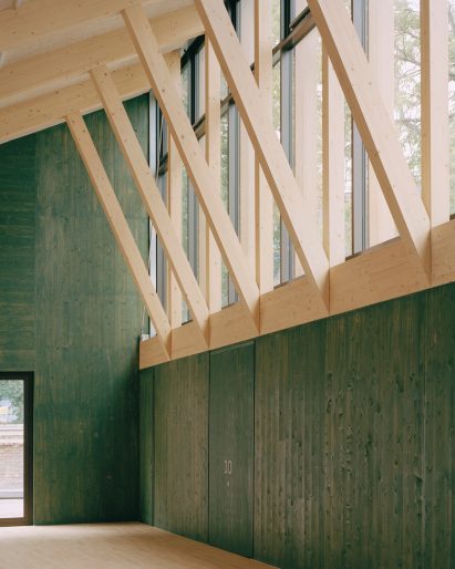 Windows in Sands End Arts and Community Centre by Mae Architects