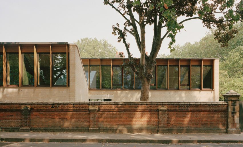 Exterior of Sands End Arts and Community Centre by Mae Architects