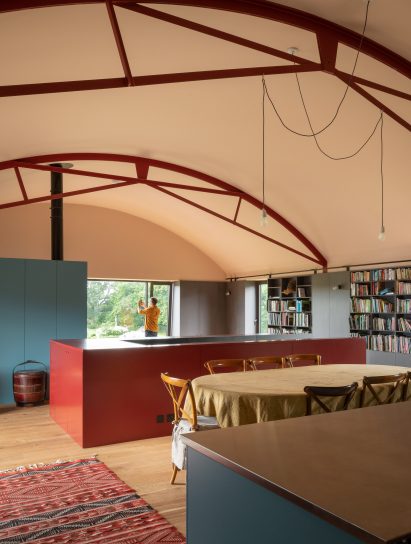 Living room in barn conversion