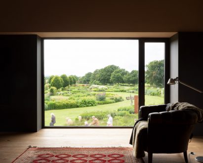 Garden views from living room