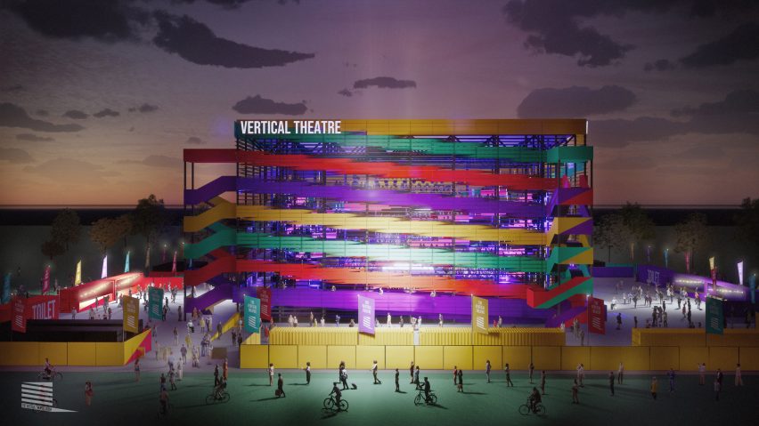 Socially distanced Vertical Theatre by Stufish