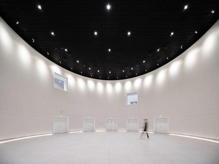 The interiors of the Suzhou Bay Cultural Center by Christian de Portzamparc