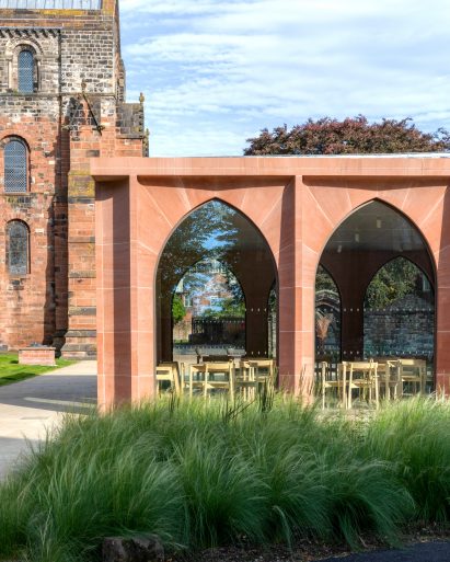 The extension of The Fratry at Carlisle Cathedral by Feilden Fowles